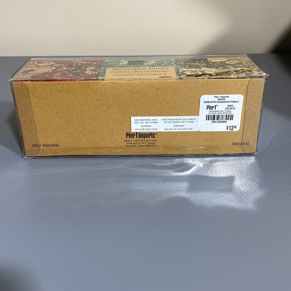 2 sets of Pier 1 beaded boxes - Picture 4 of 10